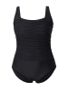 Ulla Popken Badeanzug in schwarz