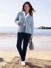 WITT WEIDEN Cardigan in marine-ecru-gemustert