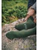 DANISH ENDURANCE Socken Light Hiking Crew in black olive green