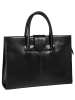 Cluty Handtasche echt Leder in schwarz