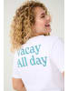 KAFFE curve T-shirt KCvalia Loose fit in Optical White