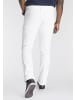 Delmao Stretch-Jeans in white