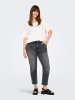 ONLY Carmakoma Straight-Fit jeans in Dark Grey Denim