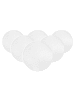 6er Set Brotteller Life Fashion in Luxury White ø 16,5 cm