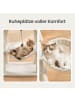 Feandrea Katzenbaum Clawfy in Weiß - (B)45 x (H)165 x (T)54 cm