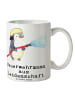 Mr. & Mrs. Panda Kaffeebecher Feuerwehrmann Leidenschaft mit Spruch in Weiß