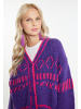 IZIA Damen Cardigan in Lila Pink