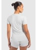 SMILODOX T-Shirt Nela Modal in Grau Melange