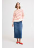 b. young BYNAGLA STRIPED JUMPER - KNIT Loose fit in Poinsettia Mix