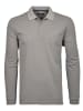 Ragman Poloshirt langarm in Grau