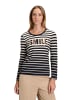 Betty Barclay Basic Shirt mit Print in Schwarz/Beige