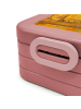 Mr. & Mrs. Panda Lunch Box Waldtiere Picknick Design ohne Spruch in Rot Pastell