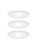 paulmann LED Einbauleuchte Nova GU10 Flat starr IP44 3x4,9W 3x550lm 230V  4000K Weiß mat