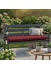 relaxdays Bankauflage in Rot - 190 x 70 cm