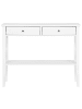 Beliani Konsolentisch AVENUE in Weiß - (W) 100 x (H) 80 x (L) 35 cm