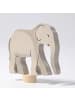 Grimm's Steckfigur Elefant ab 1 Jahr in grau