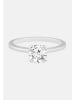 Ethische Diamanten Ring aus 375 Weißgold mit Lab Grown Diamant