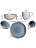 Ritzenhoff & Breker 12er Set Kombiservice Skagen Stone in grau