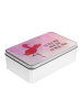 Mr. & Mrs. Panda Metalldose Flamingo Yoga mit Spruch in Aquarell Pink