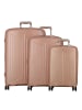 Jump Evae 4 Rollen Kofferset 3-teilig mit Dehnfalte pale pink