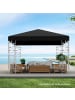COSTWAY Ersatzdach für Pavillon 3x3m in Schwarz