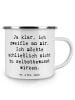 Mr. & Mrs. Panda Teetasse Spruch Selbstzweifel Charm mit Spruch in Weiß