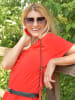styleBREAKER Rechteckige Sonnenbrille in Gold / Grau Verlauf