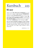 Kursbuch Kulturstiftung Buch - Kursbuch 223