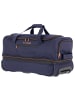 travelite Basics 2-Rollen Reisetasche 55 cm marine