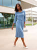 WITT WEIDEN Jersey-Kleid in mittelblau