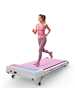 ABRIHOME Laufband in Rosa mit 15% Steigung 150 kg und Fernbedienung