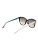 Guess Frauen Sonnenbrille Schmetterling Braun