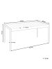 Beliani Gartentisch BARTICA in Beige - (W) 84 x (H) 76 x (L) 154 cm