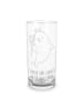 Mr. & Mrs. Panda Wasserglas Sternzeichen Wassermann mit Spruch in Transparent