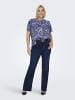 ONLY Carmakoma Bluse in Amparo Blue
