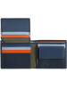 DuDu Geldbörse Leder 10,5 cm in navy
