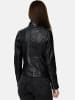 Tazzio Lederjacke "F521" - in Schwarz