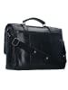 Leonhard Heyden Roma Aktentasche Leder 39 cm Laptopfach in schwarz