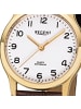 Regent Analog-Armbanduhr Regent Lederarmband braun klein (ca. 30mm)