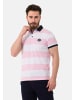 Cipo & Baxx Poloshirt in WHITE-PINK