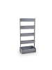 relaxdays Vertikalbeet in Grau - (B)80 x (H)180 x (T)48 cm