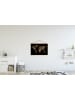OnlyWow Poster mit Leiste Weltkarte gold schwarz