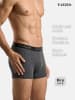 Tazzio Boxershorts 6er-Pack "BS1000" in Anthrazit