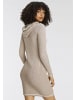 Kangaroos Strickkleid in beige-meliert