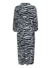 Kaffe Kleid KAolga Regular fit in Blue / Black graphic