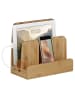 relaxdays 3tlg. Schreibtischorganizer-Set in Natur