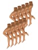Nur Die  Feinstrumpfhose Transparent 15 DEN in bronze