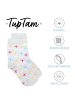 TupTam Kinder Socken Mädchen Jungen Bunt Gemustert 6er Pack in grau/rot