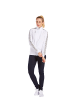 erima Damen Essential Team Tracktop Jacke in weiß/monument grey