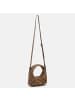 Les Visionnaires Greta Mini Essential Handtasche Leder 23 cm in leo print